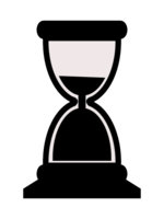 objects & Hourglass free transparent png image.