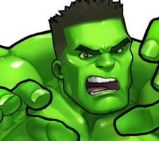 heroes & Hulk free transparent png image.