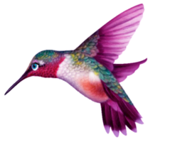 animals & Hummingbird free transparent png image.