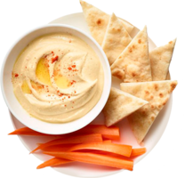 food & hummus free transparent png image.