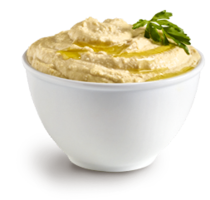 food & hummus free transparent png image.