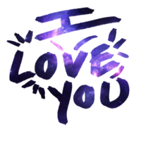 words phrases & i love you free transparent png image.