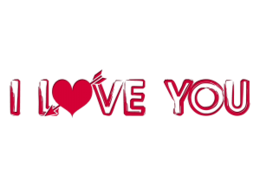 words phrases & i love you free transparent png image.