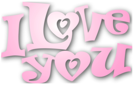 words phrases & i love you free transparent png image.