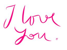 words phrases & i love you free transparent png image.