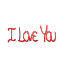 words phrases & i love you free transparent png image.