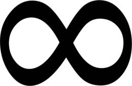 alphabet & Infinity free transparent png image.