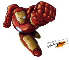 heroes & Ironman free transparent png image.