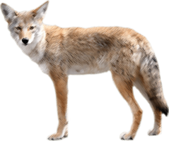 animals & Jackal coyote free transparent png image.