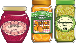 food & jam free transparent png image.