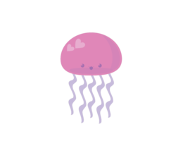 animals & jellyfish free transparent png image.