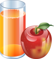 fruits & juice free transparent png image.