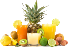 fruits & Juice free transparent png image.