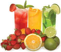 fruits & juice free transparent png image.