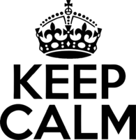 words phrases & Keep Calm free transparent png image.