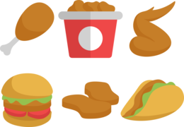 food & kfc free transparent png image.