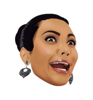 celebrities & Kim Kardashian free transparent png image.