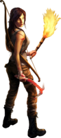 heroes & Lara Croft free transparent png image.