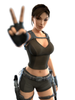 heroes & Lara Croft free transparent png image.
