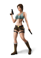 heroes & Lara Croft free transparent png image.