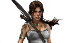 heroes & Lara Croft free transparent png image.