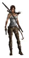 heroes & Lara Croft free transparent png image.