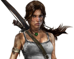 heroes & lara croft free transparent png image.