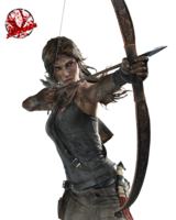 heroes & lara croft free transparent png image.