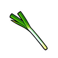 vegetables & Leek free transparent png image.