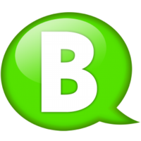 alphabet & B free transparent png image.