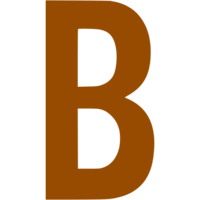 alphabet & B free transparent png image.