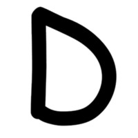 alphabet & d free transparent png image.