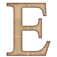 alphabet & E free transparent png image.