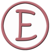 alphabet & e free transparent png image.