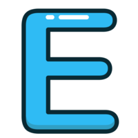 alphabet & E free transparent png image.