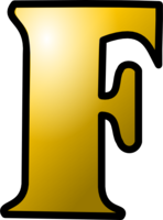 alphabet & F free transparent png image.