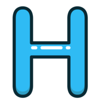 alphabet & h free transparent png image.