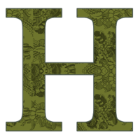 alphabet & H free transparent png image.