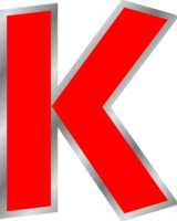 alphabet & K free transparent png image.