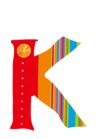 alphabet & K free transparent png image.