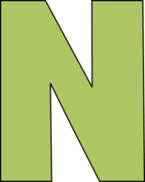 alphabet & N free transparent png image.