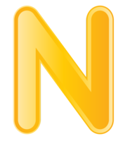 alphabet & N free transparent png image.