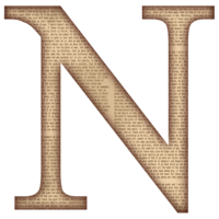 alphabet & n free transparent png image.