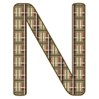 alphabet & N free transparent png image.