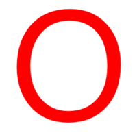 alphabet & O free transparent png image.