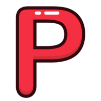 alphabet & p free transparent png image.