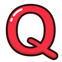 alphabet & Q free transparent png image.