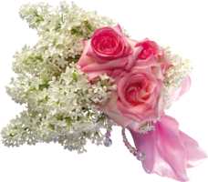 flowers & Lilac free transparent png image.