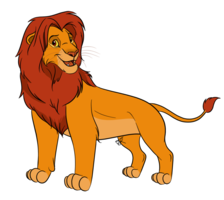 heroes & lion king free transparent png image.