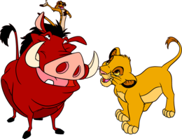 heroes & Lion King free transparent png image.